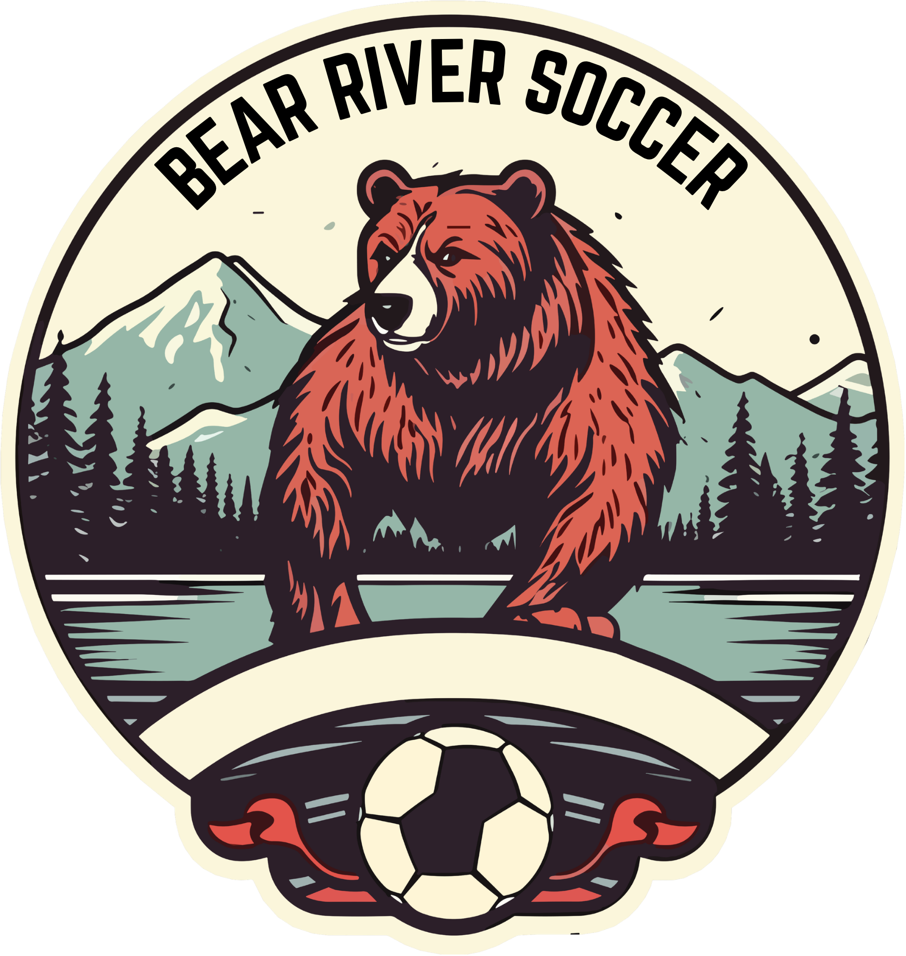 Bear River Soccer logo